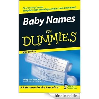 Baby Names For Dummies®, Mini Edition [Kindle-editie] beoordelingen