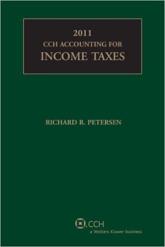 Cch Accounting for Income Taxes, 2011
