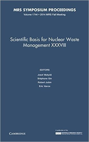 Scientific Basis for Nuclear Waste Management XXXVIII