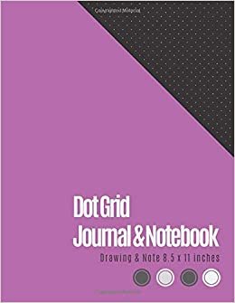 indir Dot Grid Journal 8.5 X 11: Dotted Graph Notebooks (Radiand Orchid Violet Cover) - Dot Grid Paper Large (8.5 x 11 inches), A4 100 Pages - Bullet Dot ... - Engineer Drawing &amp; Sketching, Note Taking.