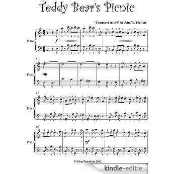 Teddy Bear's Picnic Easy Piano Sheet Music (English Edition) [Kindle-editie]