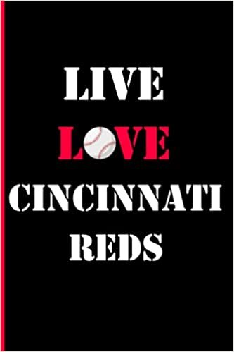 indir Live Love Cincinnati Reds Composition Book &amp; Logbook &amp; Notebook &amp; Journal College Ruled 6x9 110 page