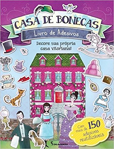 Casa De Bonecas. Livro De Adesivos