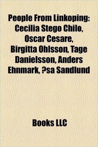 People from Link Ping: Cecilia Steg Chil, Oscar Cesare, Birgitta Ohlsson, Tage Danielsson, Anders Ehnmark, Sa Sandlund