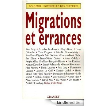 Migrations et errances (Académie universelle des cultures) (French Edition) [Kindle-editie]