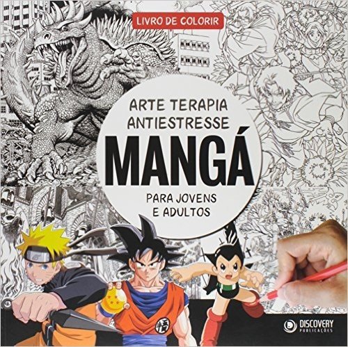 Manga - Livro De Colorir