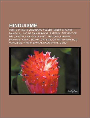 Hinduisme: Varna, Purana, Govindes, Txakra, Mirra Alfassa, Mandala, Llac de Mansarovar, Rigveda, Servent de Deu, Avatar, Darsana,