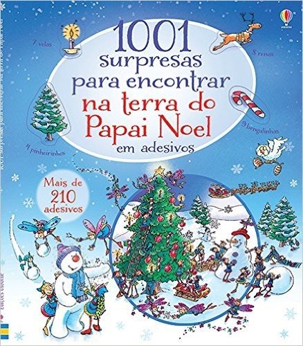 1001 Surpresas Para Encontrar na Terra do Papai Noel em Adesivos