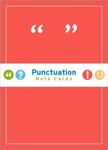 Punctuation Note Cards