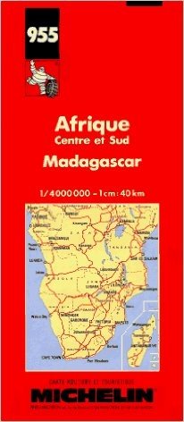 Afrique, Centre Et Sud, Madagascar: Carte Routiere Et Touristique = Africa, Central and South, Madagascar