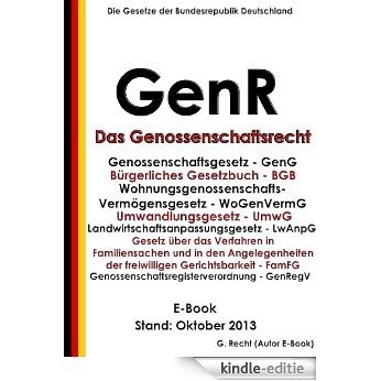 Das Genossenschaftsrecht - GenR - E-Book - Stand: Oktober 2013 (German Edition) [Kindle-editie]