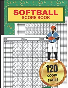 indir Softball Score Sheets: 120 Large Score Pads for Scorekeeping. Baseball/Softball Score Record Notebook. 8.5x11 inches