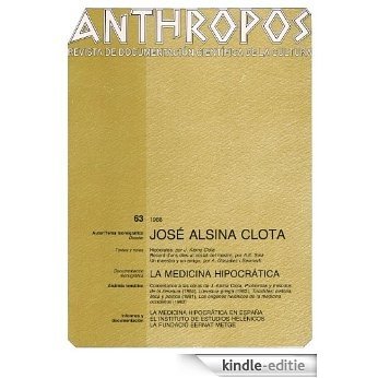 José Alsina Clota. Medicina hipocrática (Spanish Edition) [Kindle-editie]