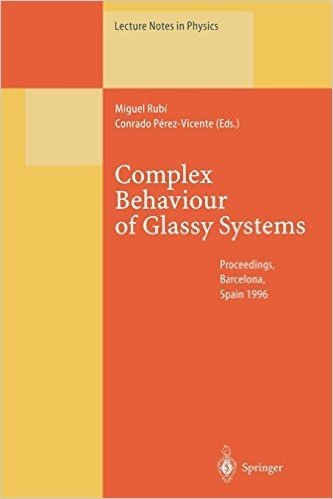 Complex Behaviour of Glassy Systems: Proceedings of the XIV Sitges Conference Sitges, Barcelona, Spain, 10 14 June 1996
