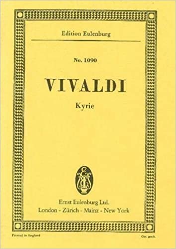 Kyrie  RV 587 - 2 Sopranos, 2 Altos, 2 Choruses and 2 String Orchestras - study score - (ETP 1090)