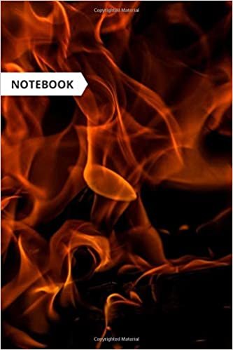 indir Burn Notebook: Flame Notebook: Lined Notebook for students ( 6 x 9 in ) 100 Pages Fire Cover