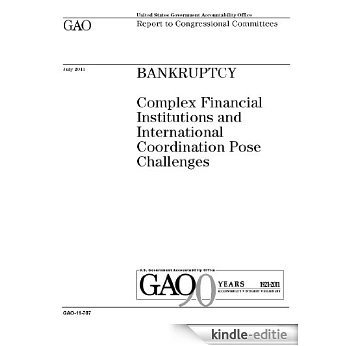 Bankruptcy: Complex Financial Institutions and International Coordination Pose Challenges (English Edition) [Kindle-editie]