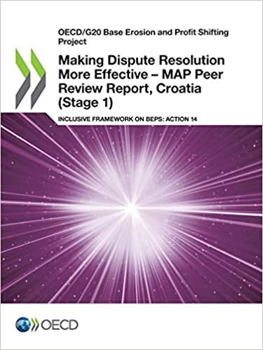 Making Dispute Resolution More Effective - MAP Peer Review Report, Croatia (Stage 1)