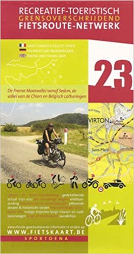 Meuse & Chiers Valley Fr. 23 biking & hiking map