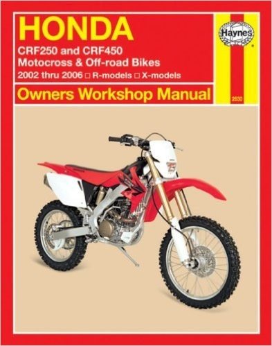 Honda CRF250/450 Motocross & Off-Road Bikes Owners Workshop Manual