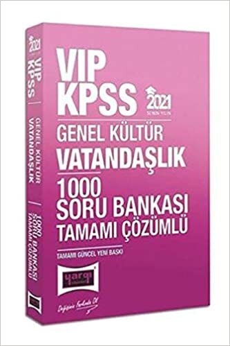 Yargı 2021 KPSS VIP Vatandaşlık Tamamı Çözümlü 1000 Soru Bankası