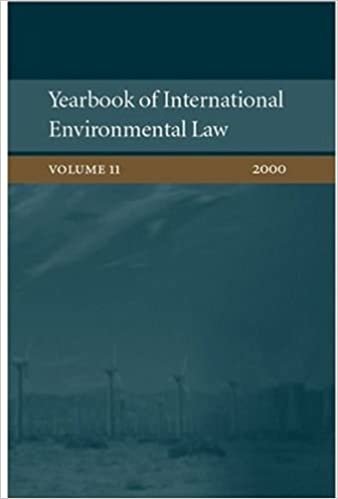 Yearbook of International Environmental Law, 2000 (Yearbook International Environmental Law Series, Band 11)