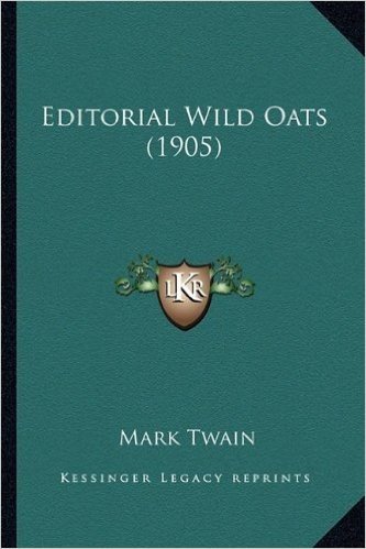 Editorial Wild Oats (1905) baixar