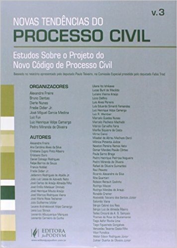 Novas Tendências do Processo Civil - Volume 3