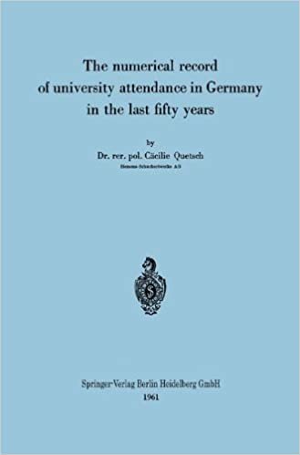 The Numerical Record of University Attendance in Germany in the Last Fifty Years