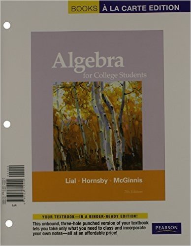 Algebra for College Students, Books ALA Carte Plus MML/Msl Student Access Code Card (for Adhoc Valuepacks) baixar