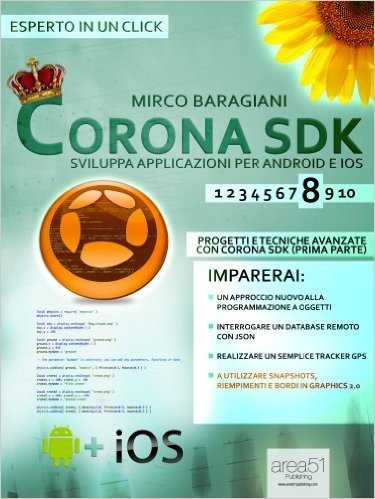 Corona SDK: sviluppa applicazioni per Android e iOS. Livello 8: Progetti e tecniche avanzate con Corona SDK (prima parte) (Esperto in un click) (Italian Edition)