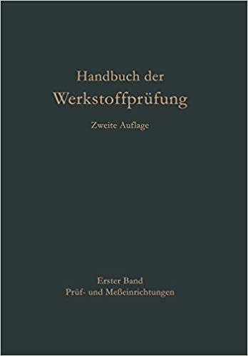 Prüf- und Meßeinrichtungen (Handbuch der Werkstoffprüfung)