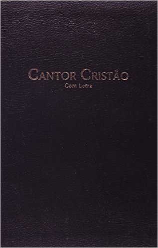 Cantor Cristão Grande com Letra - Capa Flexível Preto