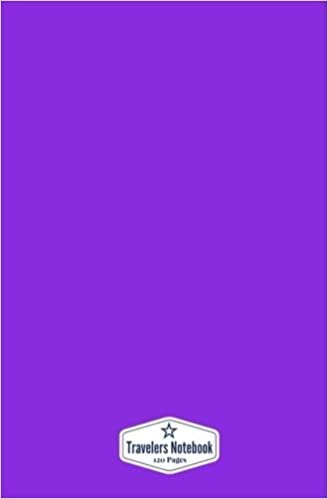 indir Travelers Notebook: Bright Purple, 120 Pages, Blank Page Notebook (5.25 x 8 inches) (Sketch Book)