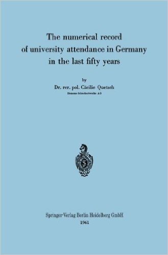 The Numerical Record of University Attendance in Germany in the Last Fifty Years