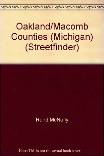 Rand McNally Streetfinder Oakland/Macomb Counties, MI