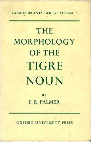 The Morphology of the Tigre Noun