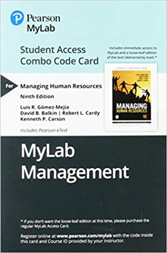 indir Managing Human Resources Mylab Management Combo Access Card