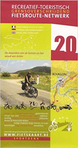 Semois meanders 20 Anlier Forest biking & hiking map