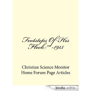 Footsteps Of His Flock 1915 (English Edition) [Kindle-editie]