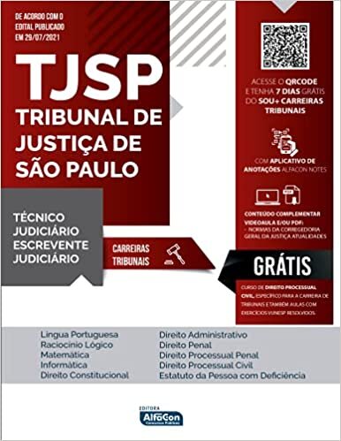 TJ SP - Tribunal de Justiça de São Paulo - Técnico e Escrevente Judiciário: EDITAL 2021