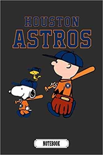 Houston Astros Let’s Play Baseball Together Snoopy MLB Fishing Log Notebook MLB.