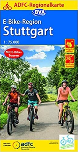ADFC-Regionalkarte E-Bike-Region Stuttgart, 1:75.000, reiß- und wetterfest, mit GPS-Track Download (ADFC-Regionalkarte 1:75000)