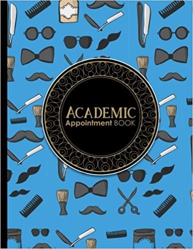 Academic Appointment Book: 7 Columns Appointment Calendar, Appointment Schedule Book, Daily Appointment Schedule, Cute Barbershop Cover: Volume 5