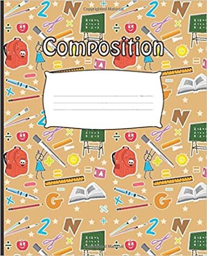 Composition: Wide Ruled Lined - 100 Page - 7.5" x 9.25" Notebook