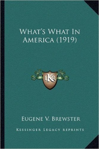 What's What in America (1919)