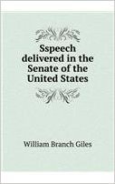 Sspeech Delivered in the Senate of the United States