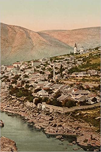 indir Mostar, Bosnia and Herzegovina - A Poetose Notebook / Journal / Diary (50 pages/25 sheets) (Poetose Notebooks)