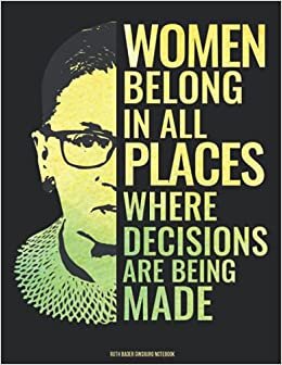 indir Ruth Bader Ginsburg Notebook: Notorious RBG College Ruled Composition Journal Notebook. Feminist Supreme Court Justice Lined Paper Diary Note Pad 8.5 x 11 Inch Soft Cover.
