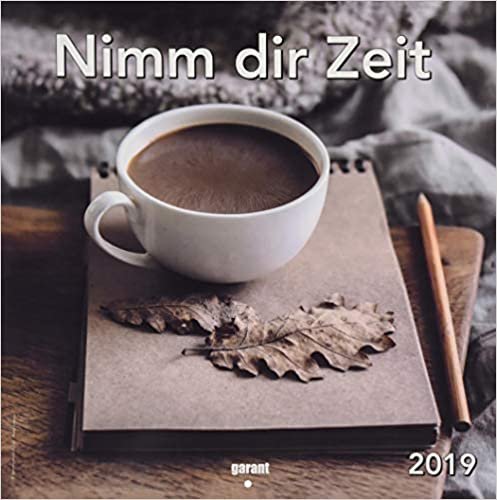 Monatskalender Nimm dir Zeit 2019